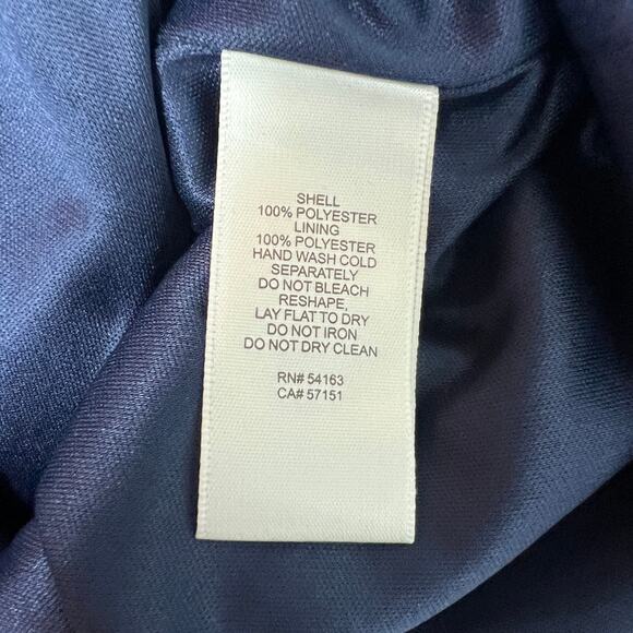 Eliza J Womens Midi Dress Petite 6 Metallic Party Cocktail Evening Wedding Guest - Picture 10 of 14